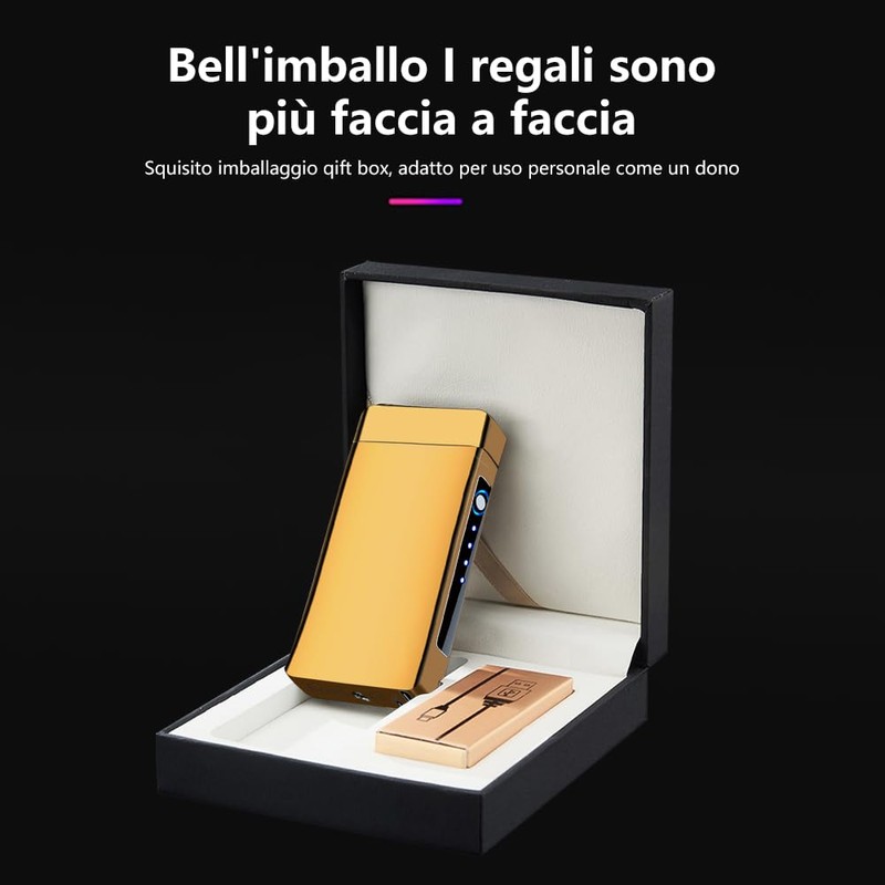 YOZWOO Electric Lighter Rechargeable, High Power Flame Arc Lighter, USB