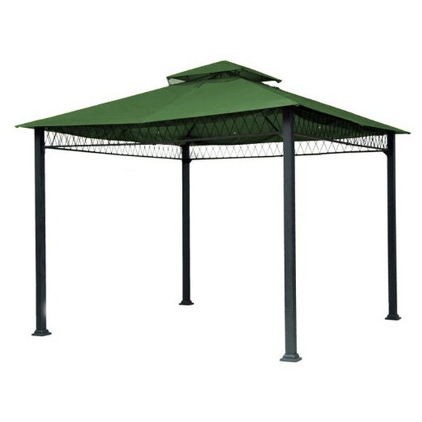Garden Winds Replacement Canopy Top Cover for Havenbury Gazebo - Riplock 350 - Green