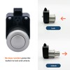 Dream Lighting 2PCS RV Locks Zinc Alloy Push Button Latch