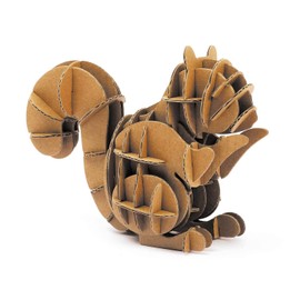 Graine Créative 3D Cardboard Model to Assemble - Squirrel