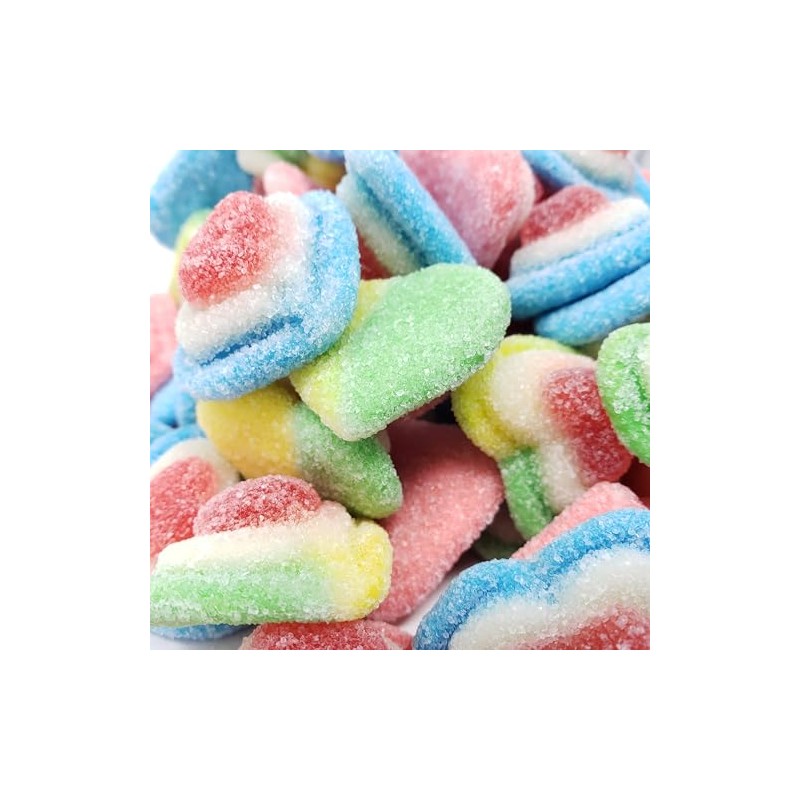 Candy Retailer Gummy Assorted Hearts Candy 1 Lb