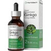 Ginkgo Biloba Extract Liquid 2 fl oz | Alcohol-Free Herb Supplement | Vegetarian, Non-GMO, Gluten Free | by Horbaach