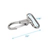 Amadget 5 Pcs Stainless Steel Bimini Strap Snaps Hooks for