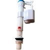 Universal Toilet Fill Valve with Adjustable Height and Removable Screen