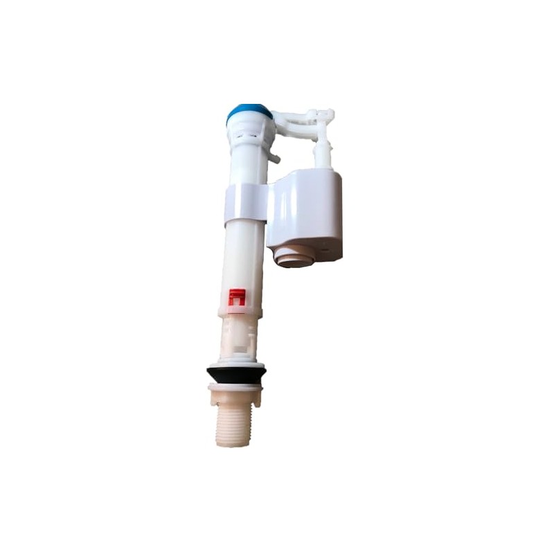 Universal Toilet Fill Valve with Adjustable Height and Removable Screen