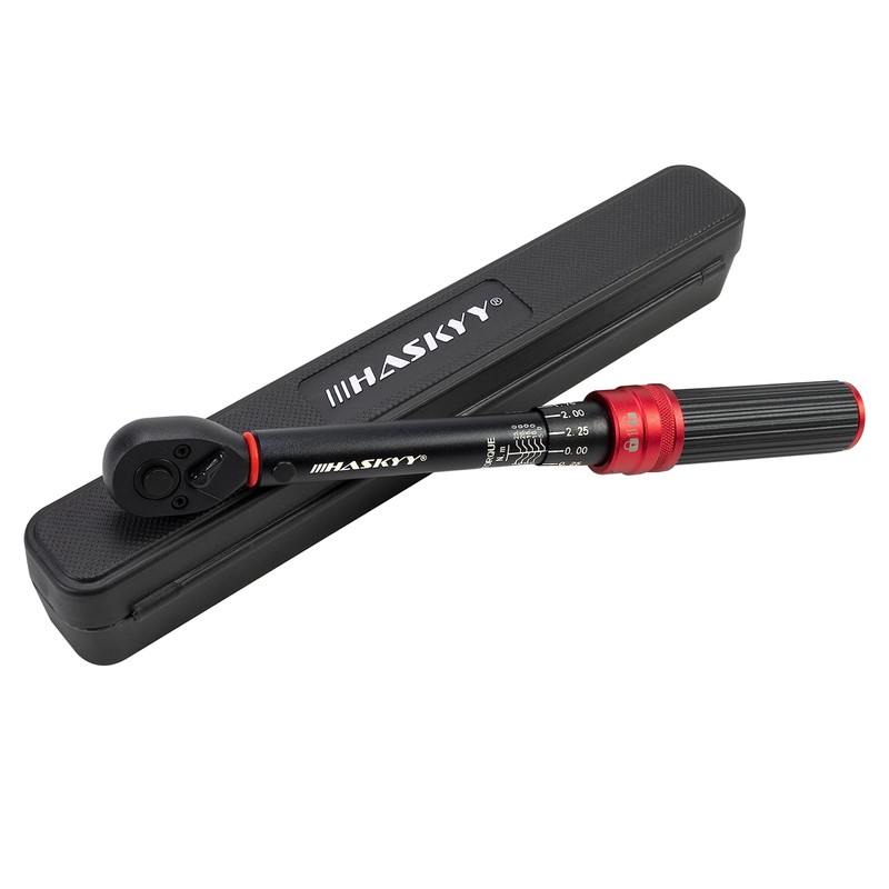 HASKYY Torque Wrench 1/4 Inch 5-25Nm Bicycle Motor Motorcycle Quad