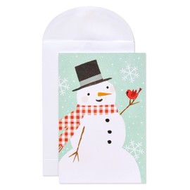 American Greetings Blank Holiday Cards with Envelopes, Snowman (48-Count)