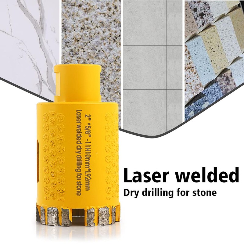 Casaverde 2 Inch Diamond Granite Drill Bits Diamond Core Drill