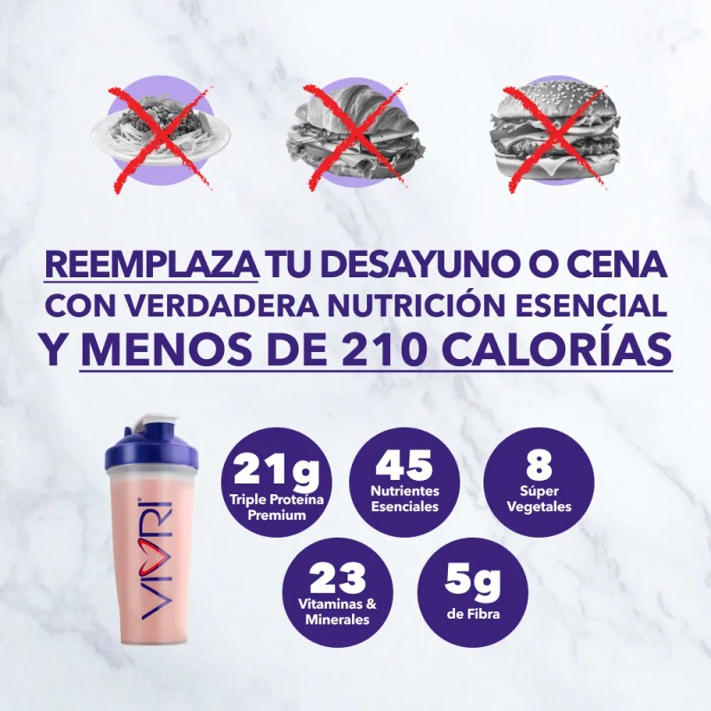 Vivri Shake Me! 20 Porciones Fresa