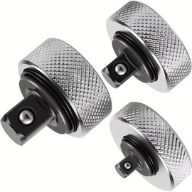 3-Piece Mini Palm Ratchet Wrench Set – 1/4, 3/8 & 1/2 Inch Square Drive Manual Finger Ratchets for Socket Tools