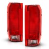 AmeriLite AmeriLite Red Replacement Tail Light Assembly Set for Ford