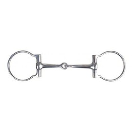 HKM Texas Western D Ring Snaffle Single-Jointed