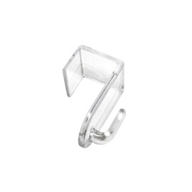 Gardinia Decorative Hooks Transparent, 3,5 x 2 cm