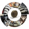 Unbranded Titanium 2" 10M Exhaust Header Heat Wrap Trap Motorcycle