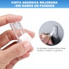 Organizador de Cables,100 Piezas Clips Adhesivos para Cables Transparentes con