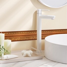 A-b-cil Wood Grain Embossed Masking Tape, Wallpaper Seal, Wood Grain, 3D Trim Border, Interior Seal, Removable, Wood Grain, Embossed, 3D Unevenness, Remake Sheet, Kitchen Seal, Nordic, Waterproof, Repairing, Wallpaper, Wall Sticker, Flower, Toilet, Lavat