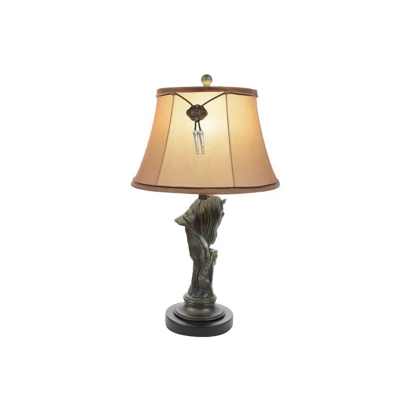 BLACK FOREST DECOR Horse & Colt Table Lamp