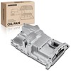 A-Premium Engine Oil Pan Sump with Drain Plug Compatible with