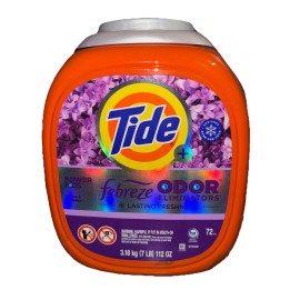 Tide Febreze Odor Eliminators Lasting Freshness Spring & Renewal 72 Pacs Pods