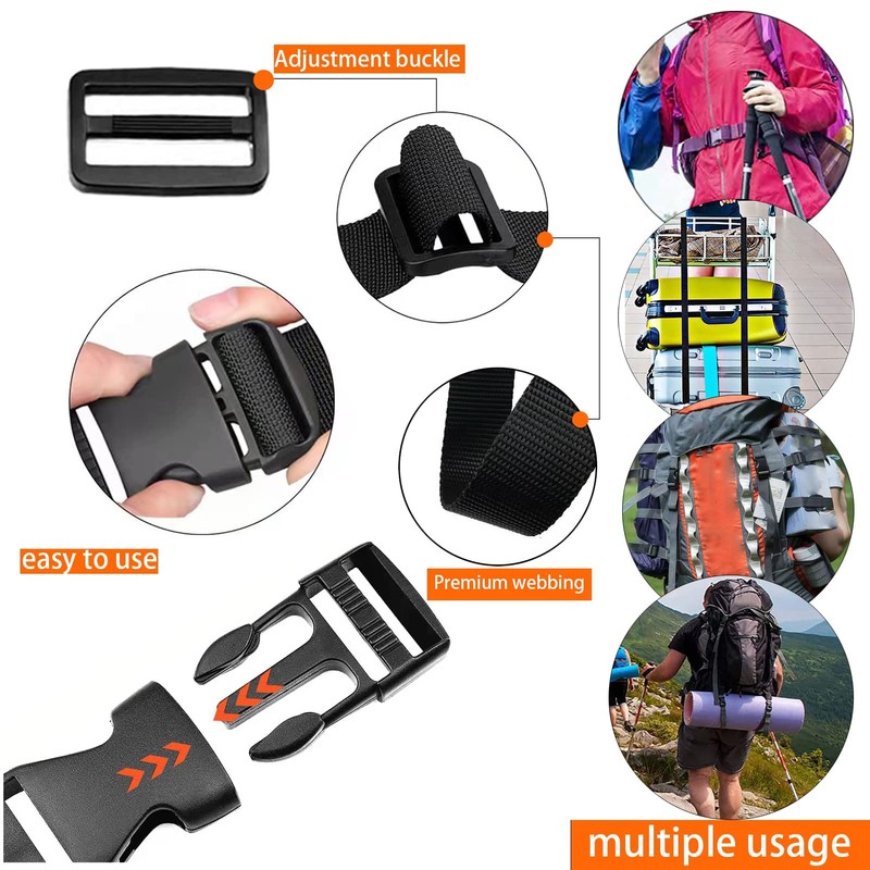 Golf Trolley Cart Bag Straps Webbing Fastener Belt Repalcement &