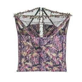 Native Ground Blinds Yuma 1 Person Ground Blind with 5 Shooting Windows and Brush Holders, Dirt Road Camo (YU-DR)