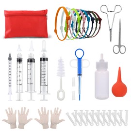 Puppy Kitten whelping supplies，JounLoin whelping kit for Puppies Birth-Newborn Pets Whelping Supplies and Kitten-Pregnant Dog Birthing Supplies-Use in Whelping Box-Pet Delivery Kit-Bottles for Nursing