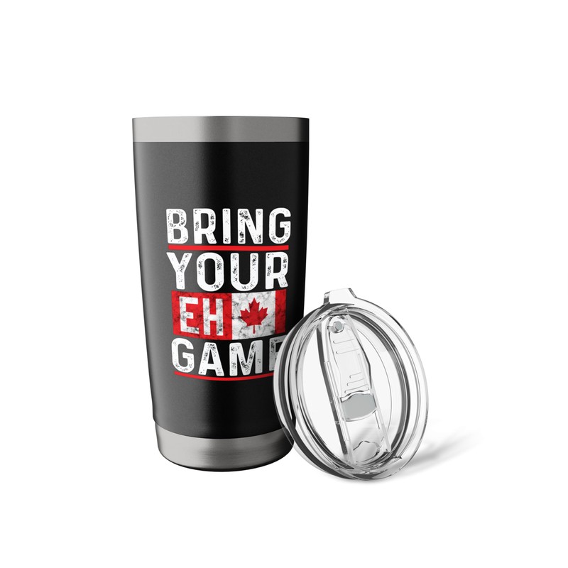 Bring Your Eh Game Canadian Flag Canada Pride Birthday Stainless