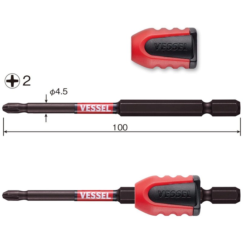 Vessel NMCS16210 40 V Compatible Sakisbo Step Bit +2 x