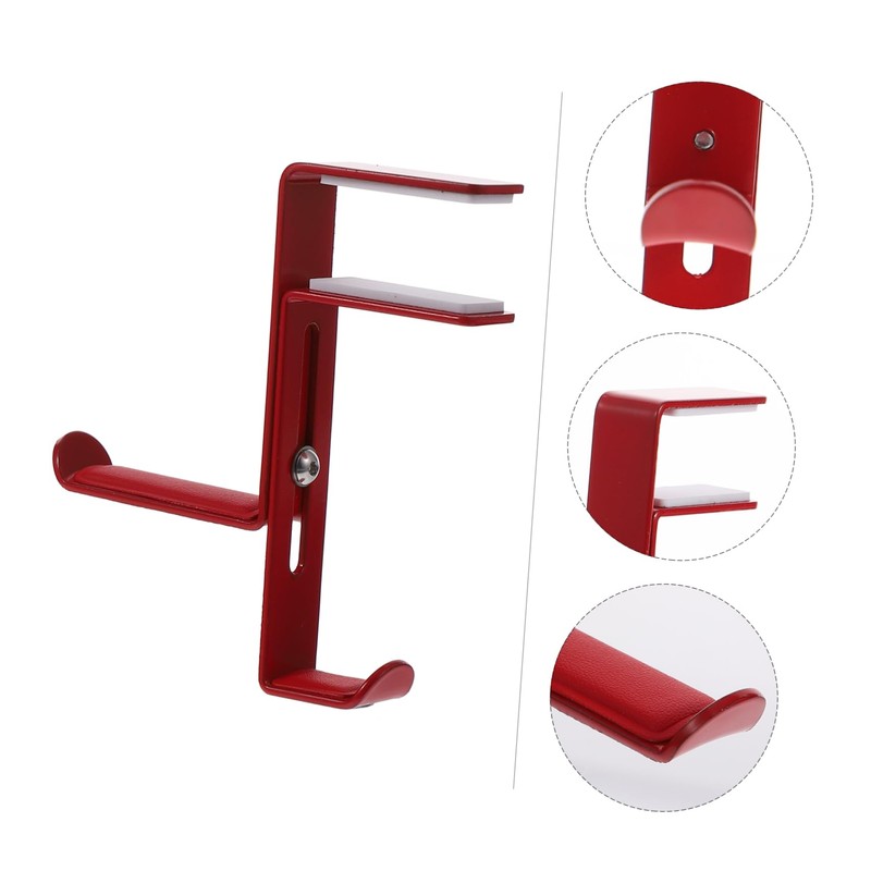KONTONTY Headphone Stand Hanger Hook Desk Clamp for Headphones Metal
