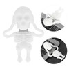 Cartoon U Disk White Skull Appearance High Speed Bulk Storage