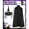 Tarpop Halloween 12 ft Skeleton Outfit Set Giant Skeleton Witch
