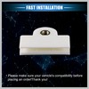 RATCHROLL 2 Pcs Window Door Glass Channel Retainer Clip, 1.77"x1.61"x0.35"