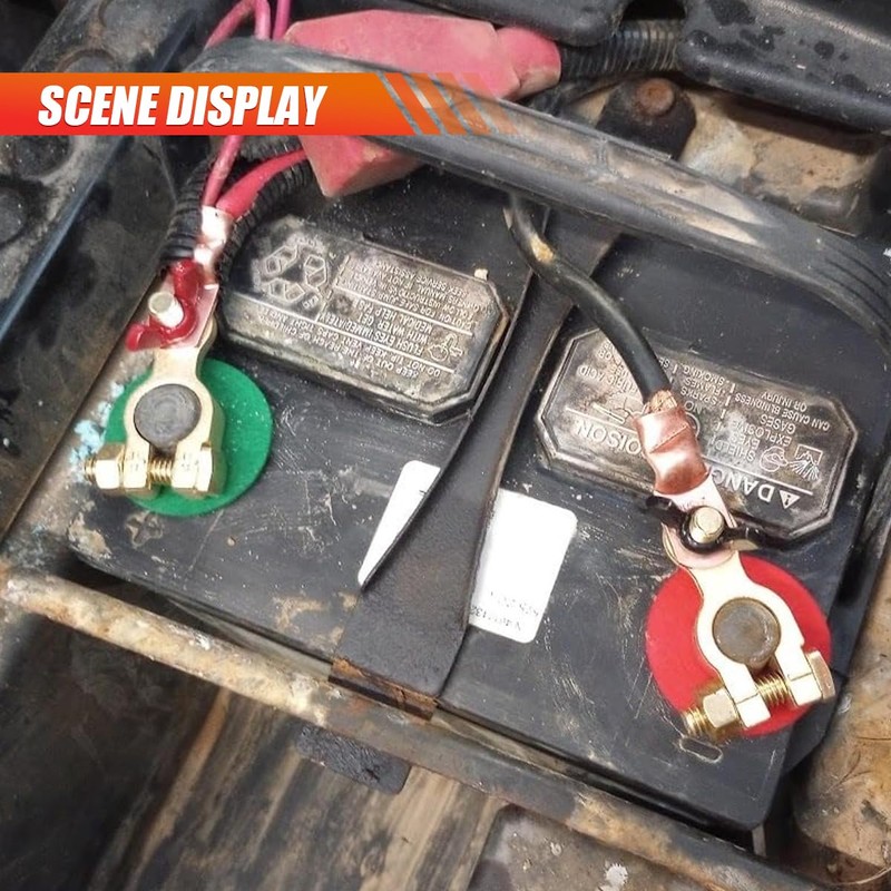 Car Battery Terminal Connector, Battery Terminal Clamps Negative and Positive,
