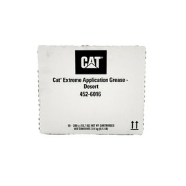 Cat 452-6016 Extreme Application Grease - Desert | NLGI #2, 5% Moly, 13.7 oz. | 10 Cartridges