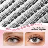 Itntfn Kit Pestañas Postizas 3d Efecto Desordenado Natural Autoadhesivas Sin