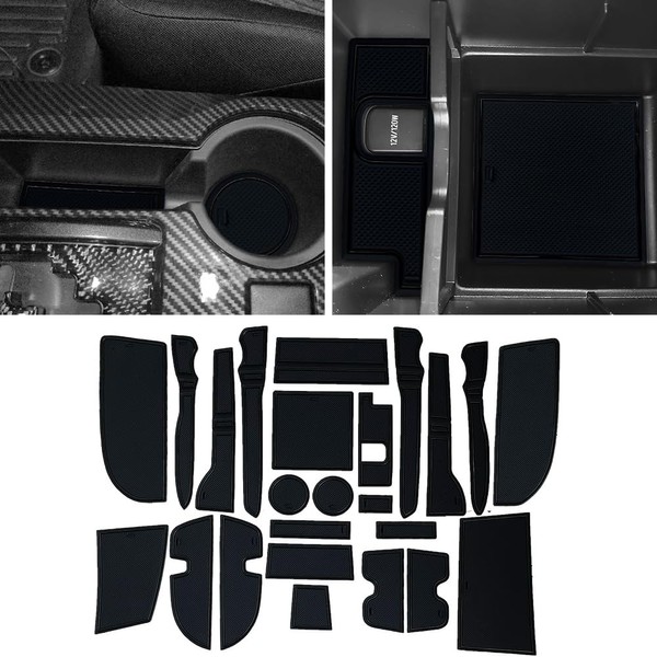 YUJIANQ for Toyota 4runner 2010-2024 Accessories Cup Holder Inserts Non-Slip