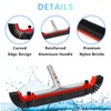 Pool Brush Head for Cleaning Walls,Heavy Duty Inground/Above Ground Aluminum