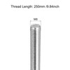 sourcing map Fully Threaded Rod M8 x 250mm 1.25mm Thread