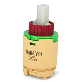 HJ-40 JL01GJ Faucet Cartridge Replacement, 40mm Shower Cartridge Replacement, Compatible with Cartridge on Many Brands Shower and Tub Cartridge (HJ-40 JL01GJ)