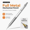 Four Candies 2PCS Metal Mechanical Pencils Set with Case, 0.5mm