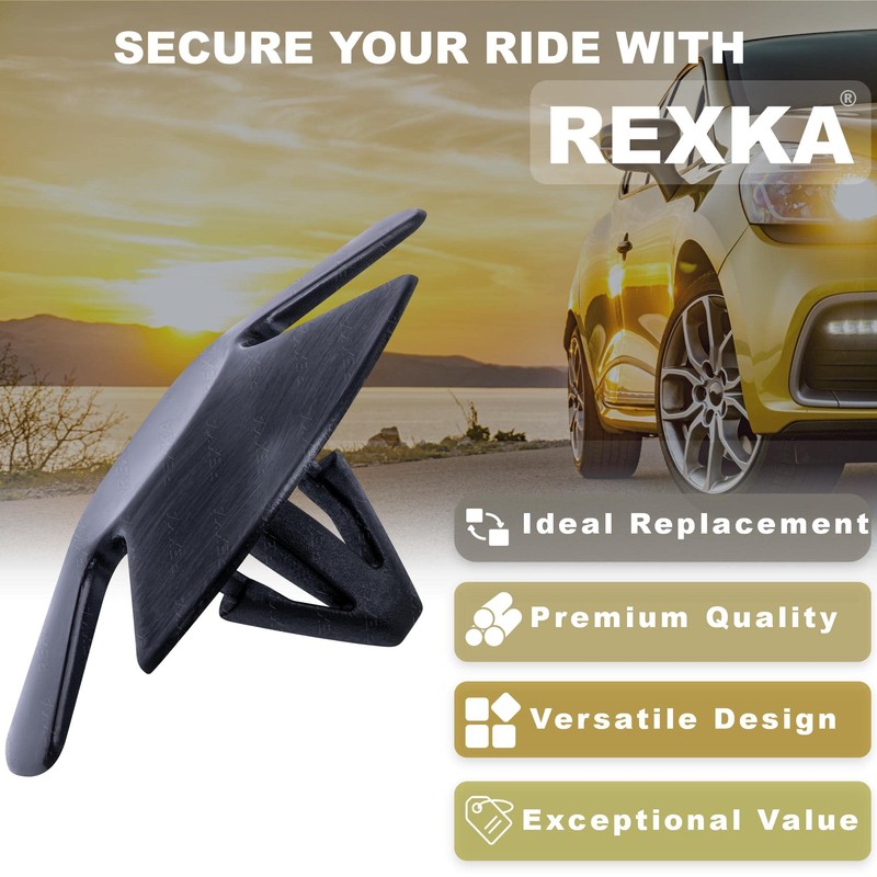 Rexka 20pcs Hood Insulation Bumper Cover Retainer Clip Compatible with