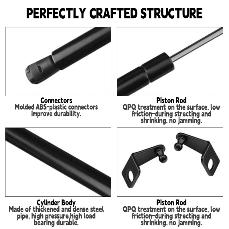 SHENKENUO For 2024-2025 Toyota Tacoma Hood Struts Kit - Easy