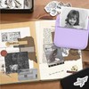 Mini Pocket Printer, Portable Thermal Photo Printer with 6 Rolls