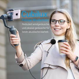 Cubilux Lavalier Microphone Windshields 9 Pack Furry Windshield Multicolor