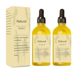 Aceite natural vegano para el crecimiento del cabello, 2 piezas de aceite de romero para el crecimiento del cabello vegano orgánico para cabello seco 