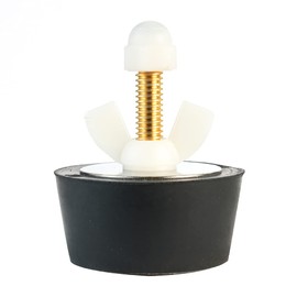 Lamprey Hardware #10 Winter Plug Blow Thru with Schrader Valve 1.5 inch Fitting - LHBP10 (1)