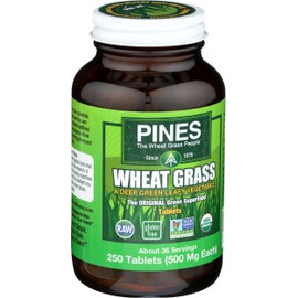 PINES Organic Wheat Grass, 250 Count Tablets | PINES Wheat Grass as featured in the new blockbuster film, Ocean's 8!