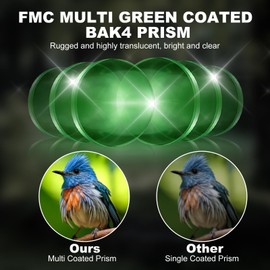 USCAMEL 8x21 Mini Doppelfernrohr Fernglas, Hohe Vergrößerung und Hohe Auflösung