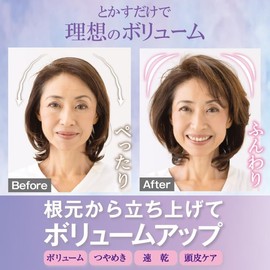 MEIDAI Smooth Hair Volume Up Brush, Glossy Hair Brush, Fluffy Brush, Shiny Hair Brush, Blow Brush, Blowing Brush, Hairdryer Brush, Wet Hair Brush, Easy to Dry Brush, Tsuyami, Bristle (4 in 1 Hair