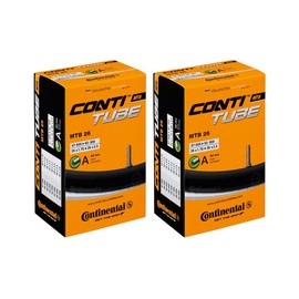 Set of 2 Continental Tube MTB 26 26 x 1.75-2.5 (Schrader 40mm)